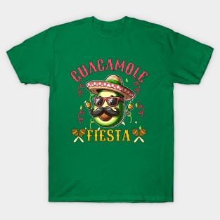 Guacamole Fiesta Cool Avocado T-Shirt